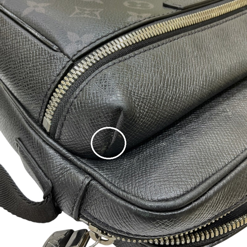 ルイ・ヴィトン LOUIS VUITTON アウトドア・メッセンジャーPM M30233 ブラック×グレー モノグラム・エクリプス メンズ ショルダーバッグ