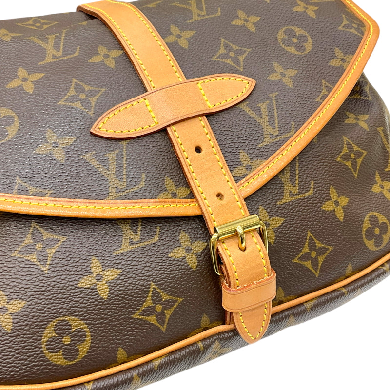 ルイ・ヴィトン LOUIS VUITTON ソミュール30 M42256 ブラウン モノグラム・キャンバス/レザー ユニセックス ショルダー |  中古ブランドリユースショップ OKURA(おお蔵)