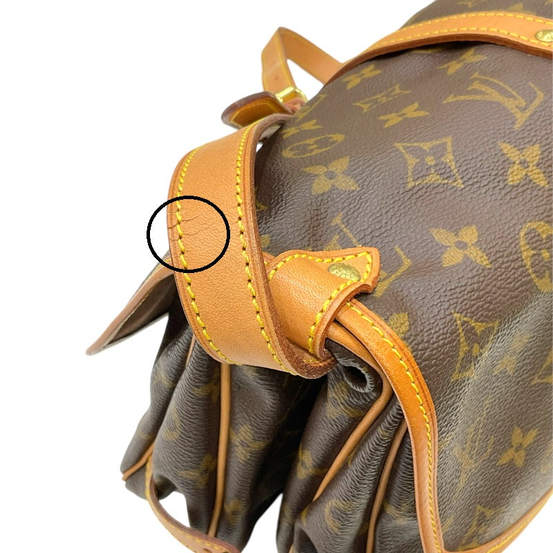 ルイ・ヴィトン LOUIS VUITTON ソミュール30 M42256 ブラウン モノグラム・キャンバス/レザー ユニセックス ショルダー |  中古ブランドリユースショップ OKURA(おお蔵)