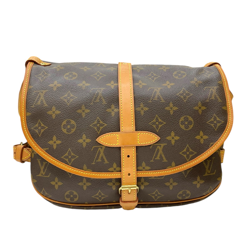 ルイ・ヴィトン LOUIS VUITTON ソミュール30 M42256 ブラウン モノグラム・キャンバス/レザー ユニセックス ショルダー |  中古ブランドリユースショップ OKURA(おお蔵)