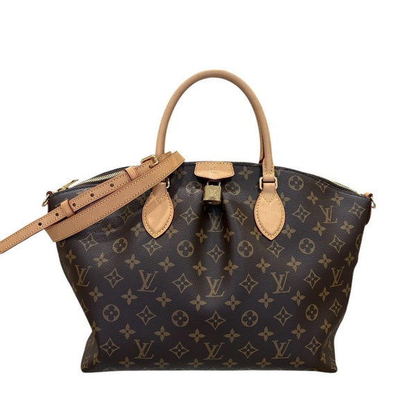 ルイ・ヴィトン LOUIS VUITTON ポエシ MM M45987 ブラウン モノグラム・キャンバス レディース ハンドバッグ