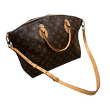 ルイ・ヴィトン LOUIS VUITTON ポエシ MM M45987 ブラウン モノグラム・キャンバス レディース ハンドバッグ