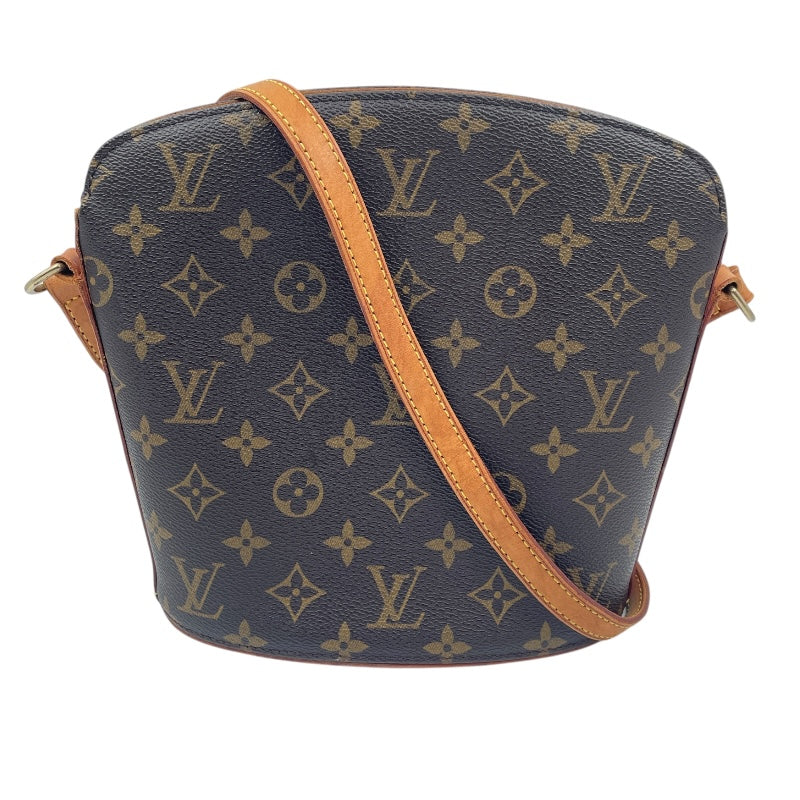 ルイ・ヴィトン LOUIS VUITTON ドルーオ M52190 ブラウン モノグラムキャンバス レディース ショルダーバッグ