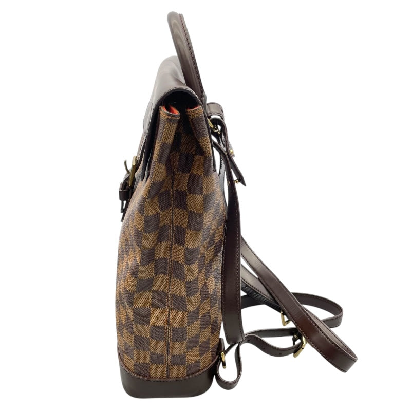 独特の上品 LOUIS ルイ・ヴィトン VUITTON ダミエ ブラウン N51132 ソーホー バッグ