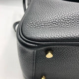 エルメス HERMES リンディ26 D刻 ブラック/ゴールド金具 トリヨン レディース ショルダーバッグ