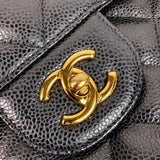 シャネル CHANEL マトラッセ30 A58600 16番台 ブラック ゴールド金具 キャビアスキン レディース ショルダーバッグ