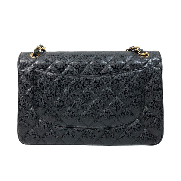 シャネル CHANEL マトラッセ30 A58600 16番台 ブラック ゴールド金具 キャビアスキン レディース ショルダーバッグ
