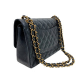 シャネル CHANEL マトラッセ30 A58600 16番台 ブラック ゴールド金具 キャビアスキン レディース ショルダーバッグ