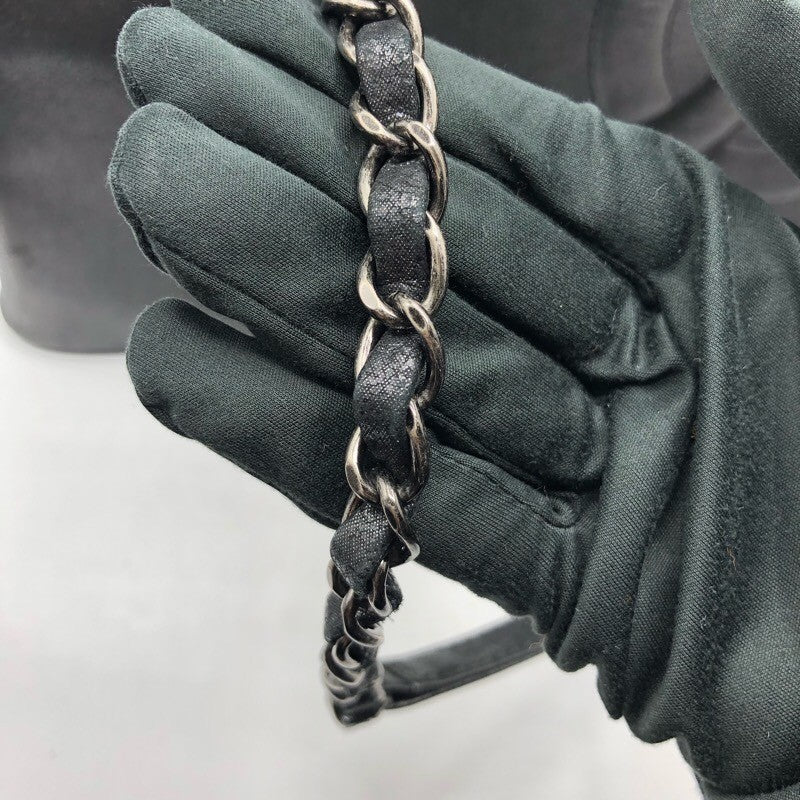 シャネル CHANEL ココマーク グリッタートートバッグ シルバー×SV金具 グリッター/レザー レディース トートバッグ