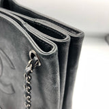 シャネル CHANEL ココマーク グリッタートートバッグ シルバー×SV金具 グリッター/レザー レディース トートバッグ