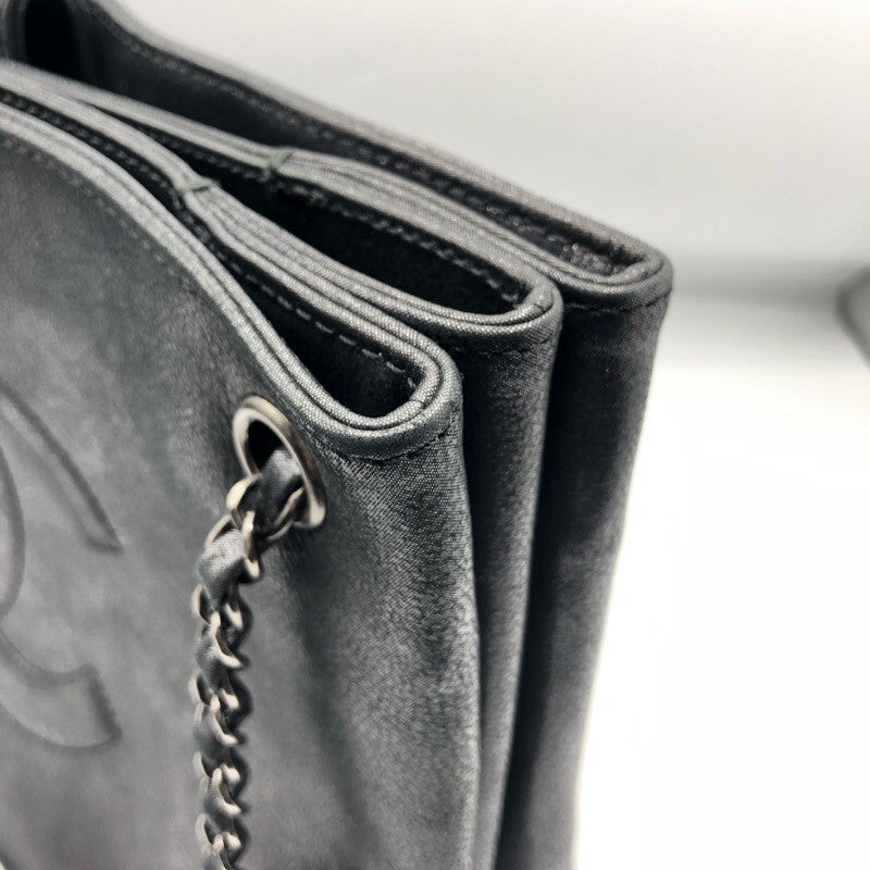シャネル CHANEL ココマーク グリッタートートバッグ シルバー×SV金具 グリッター/レザー レディース トートバッグ