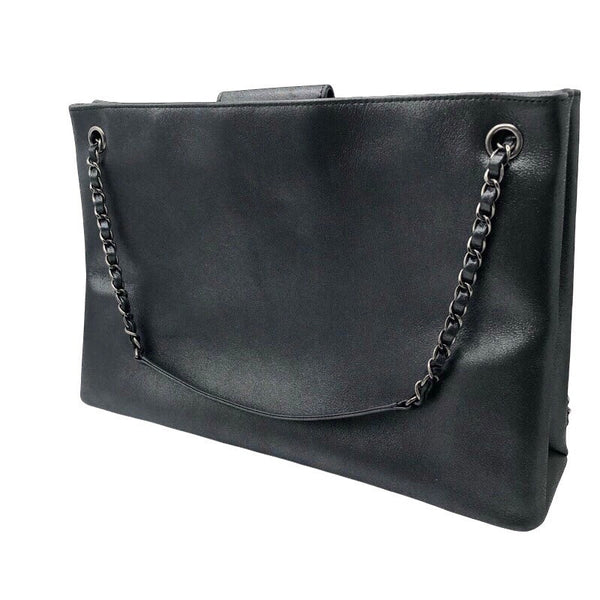 シャネル CHANEL ココマーク グリッタートートバッグ シルバー×SV金具 グリッター/レザー レディース トートバッグ
