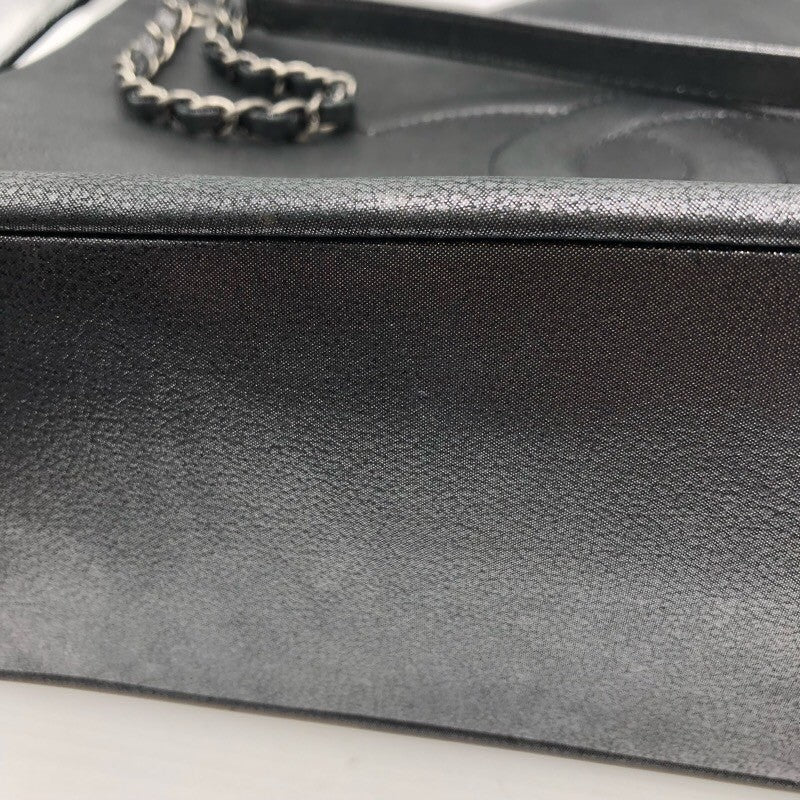 シャネル CHANEL ココマーク グリッタートートバッグ シルバー×SV金具 グリッター/レザー レディース トートバッグ