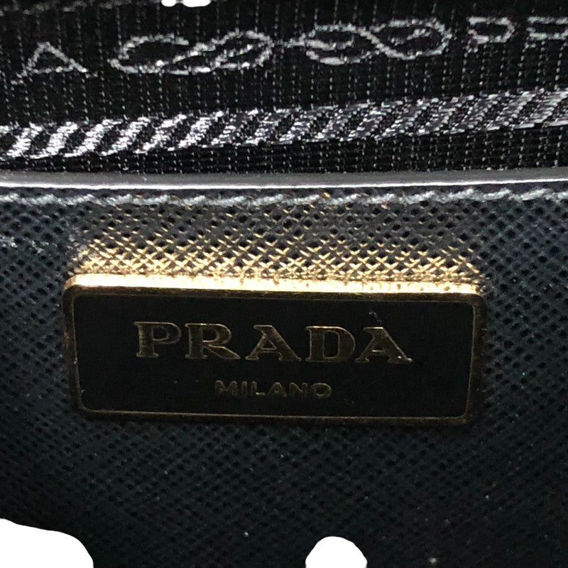 プラダ PRADA サフィアーノ ハンドバッグ BN2567 ブラック サフィアーノ ルクス レディース ハンドバッグ