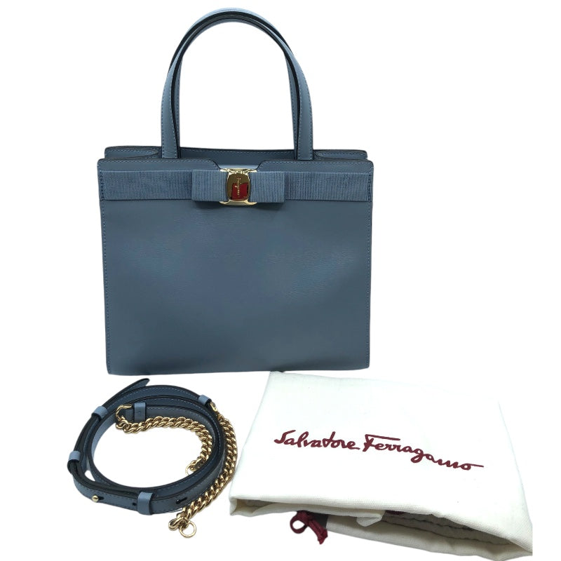 サルヴァトーレ・フェラガモ Salvatore Ferragamo ２wayトートバッグ AU-21/1290 レザー レディース トートバ | 中古ブランドリユースショップ  OKURA(おお蔵)