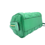 グッチ GUCCI 2WAYハンドバッグ 702251 グリーン　ゴールド金具 GGマーモント・レザー レディース ハンドバッグ