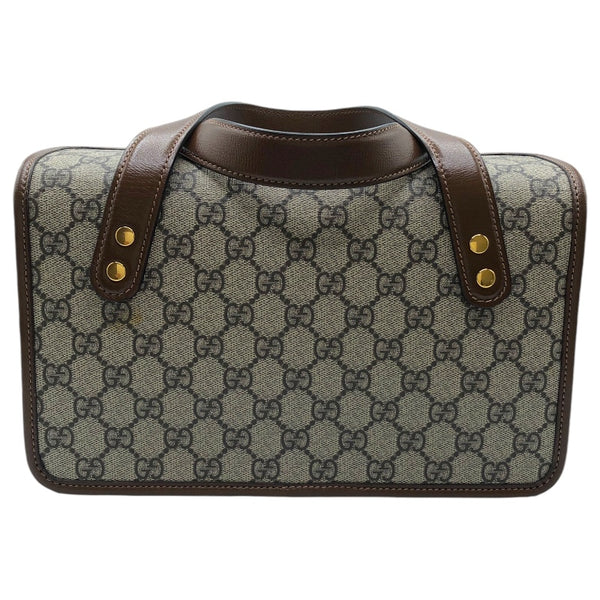グッチ GUCCI ホースビット1955 ハンドバッグ 627323 ブラウン GGスプリーム レディース ハンドバッグ