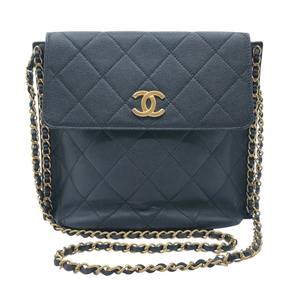 シャネル CHANEL マトラッセ チェーンショルダー AS2542 ブラック　ゴールド金具 カーフ レディース ショルダーバッグ