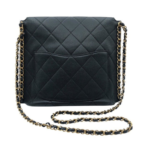 シャネル CHANEL マトラッセ チェーンショルダー AS2542 ブラック　ゴールド金具 カーフ レディース ショルダーバッグ