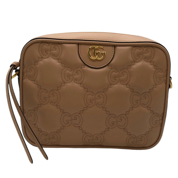 Gucci ハンドバッグ ベージュ/ブラウン GUCCI グッチ ハンドバッグ GGキャンバス/レザー ベージュ