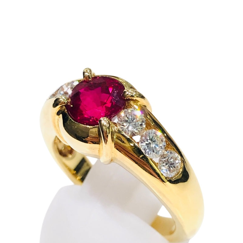 ショーメ CHAUMET ルビーダイヤリング #14 イエローゴールド K18イエローゴールド R ジュエリー