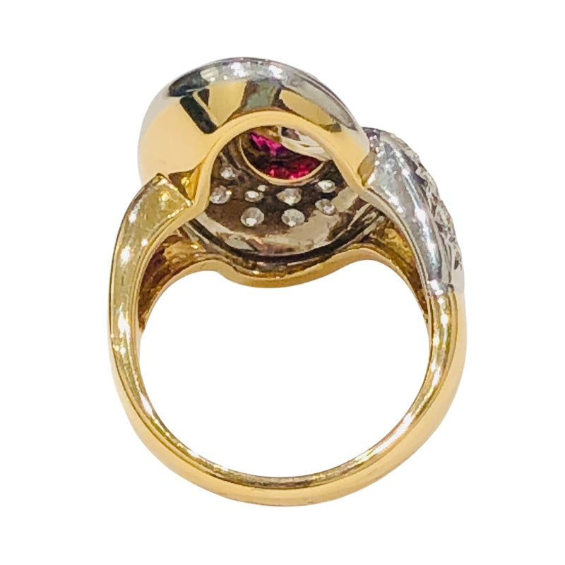 タサキ TASAKI リング K18イエローゴールド K18YG/Pt900 ジュエリー
