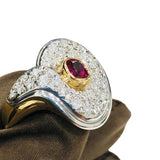 タサキ TASAKI リング K18イエローゴールド K18YG/Pt900 ジュエリー