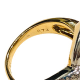 タサキ TASAKI リング K18イエローゴールド K18YG/Pt900 ジュエリー