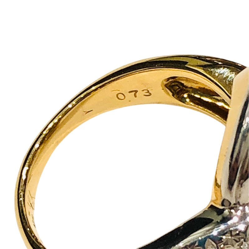 タサキ TASAKI リング K18イエローゴールド K18YG/Pt900 ジュエリー