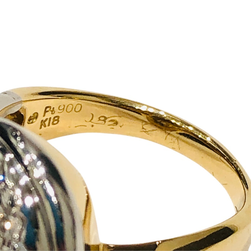 タサキ TASAKI リング K18イエローゴールド K18YG/Pt900 ジュエリー