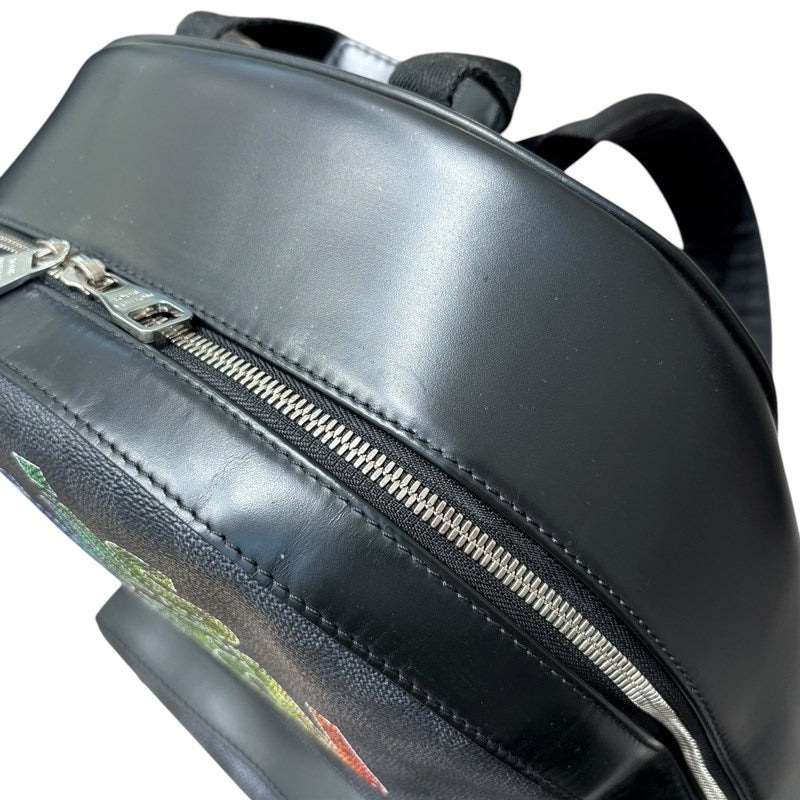 ルイ・ヴィトン LOUIS VUITTON ダミエ・グラフィット ジョッシュ N40268 グレー×ブラック PVC/レザー メンズ リュック・デイパック