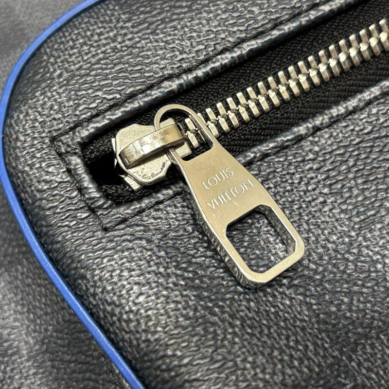 ルイ・ヴィトン LOUIS VUITTON ダミエ・グラフィット ジョッシュ N40268 グレー×ブラック PVC/レザー メンズ リュック・デイパック