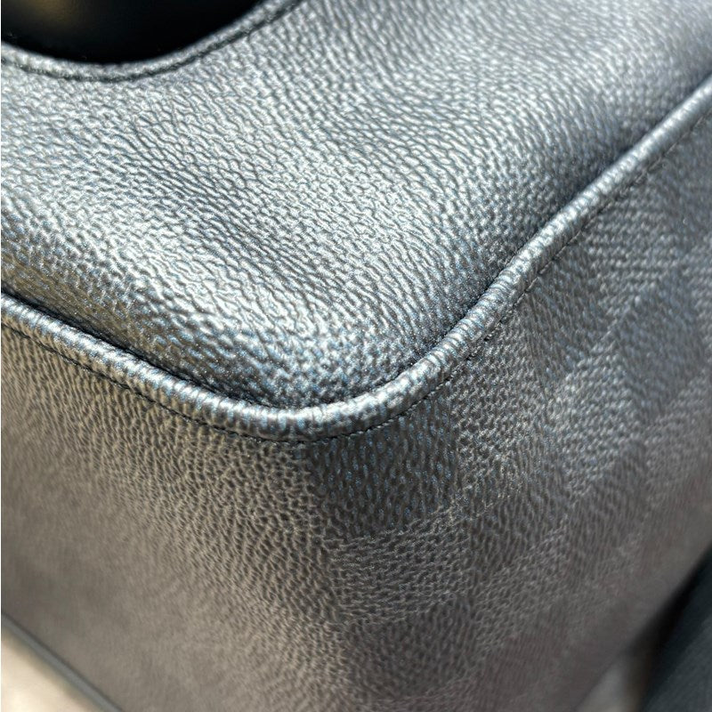 ルイ・ヴィトン LOUIS VUITTON ダミエ・グラフィット ジョッシュ N40268 グレー×ブラック PVC/レザー メンズ リュック・デイパック