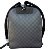 ルイ・ヴィトン LOUIS VUITTON ダミエ・グラフィット ジョッシュ N40268 グレー×ブラック PVC/レザー メンズ リュック・デイパック