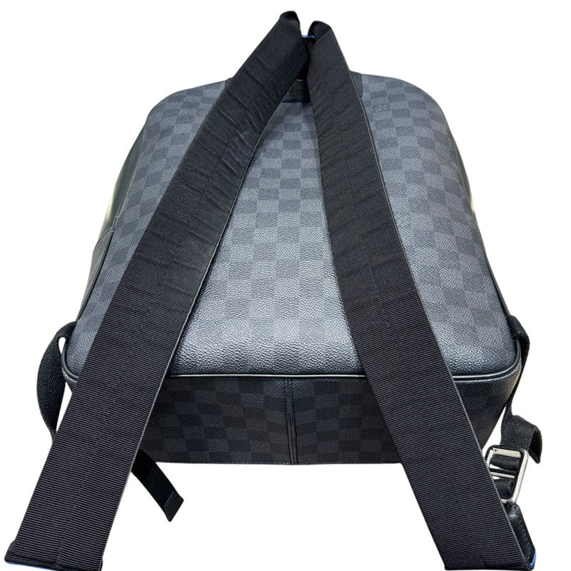 ルイ・ヴィトン LOUIS VUITTON ダミエ・グラフィット ジョッシュ N40268 グレー×ブラック PVC/レザー メンズ リュック・デイパック