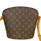 ルイ・ヴィトン LOUIS VUITTON ドルーオ M51290 ブラウン/ゴールド金具 キャンバス レディース ショルダーバッグ