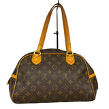 ルイ・ヴィトン LOUIS VUITTON モントルグイユPM M95565 ブラウン/ゴールド金具 キャンバス レディース ハンドバッグ