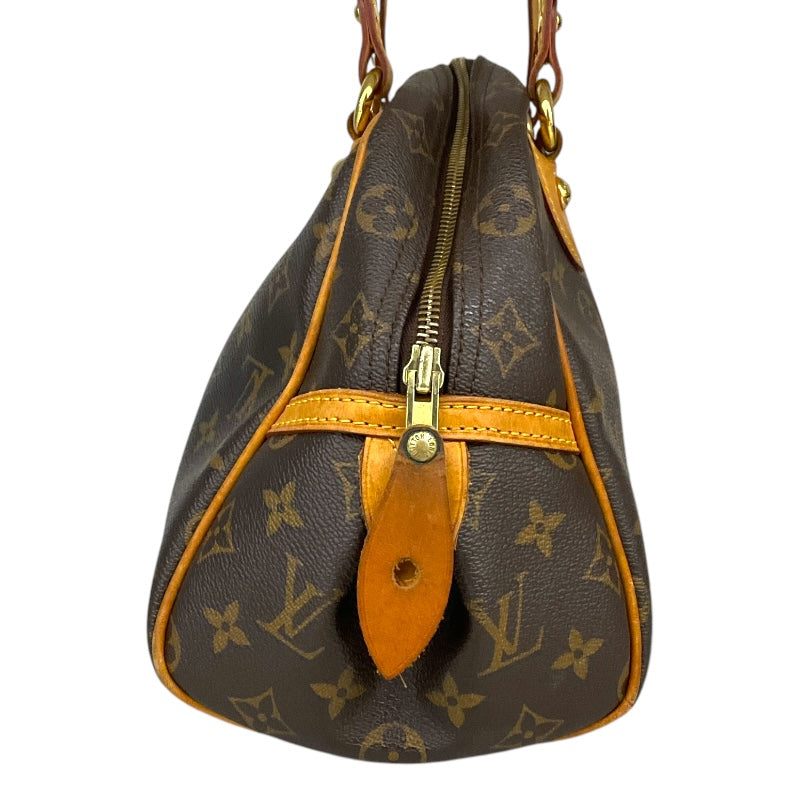 ルイ・ヴィトン LOUIS VUITTON モントルグイユPM M95565 ブラウン/ゴールド金具 キャンバス レディース ハンドバッグ