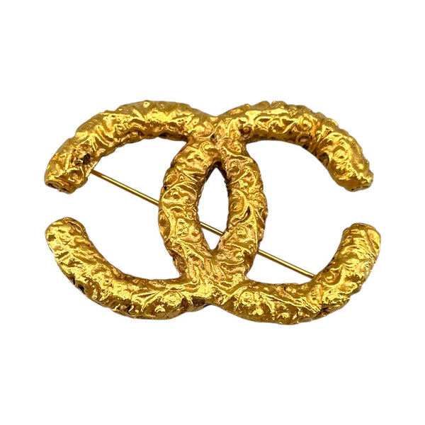 シャネル CHANEL ココマークブローチ ゴールド GP アクセサリー