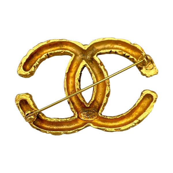 シャネル CHANEL ココマークブローチ ゴールド GP アクセサリー
