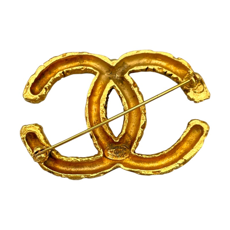 シャネル CHANEL ココマークブローチ ゴールド GP アクセサリー