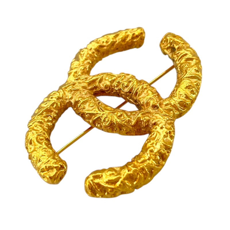 シャネル CHANEL ココマークブローチ ゴールド GP アクセサリー
