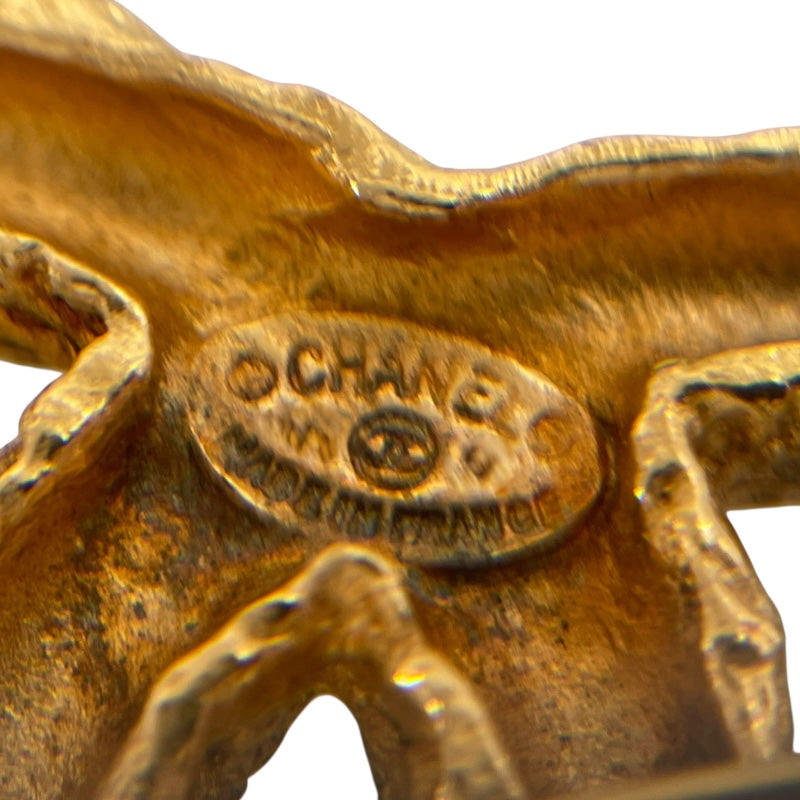 シャネル CHANEL ココマークブローチ ゴールド GP アクセサリー