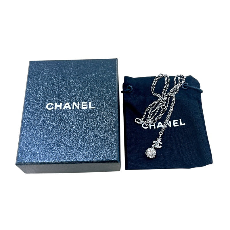 シャネル CHANEL ココマークネックレス メタル/ラインストーン レディース ネックレス