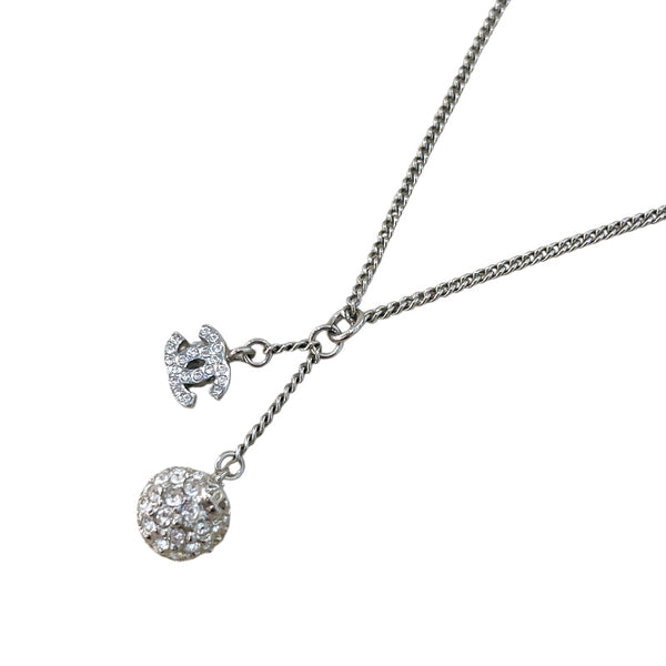 シャネル CHANEL ココマークネックレス メタル/ラインストーン レディース ネックレス