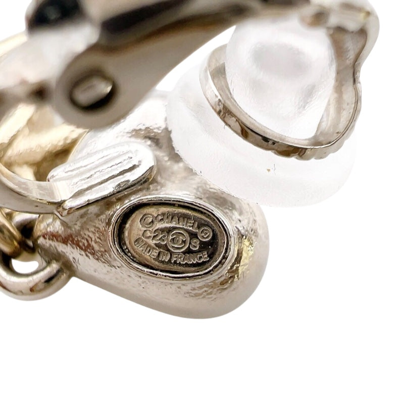 シャネル CHANEL 23C　ココマークハートイヤリング　 シルバー/ゴールド メタル アクセサリー