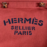 エルメス HERMES アリーヌPM レッド シルバー金具 トワル レディース ショルダーバッグ