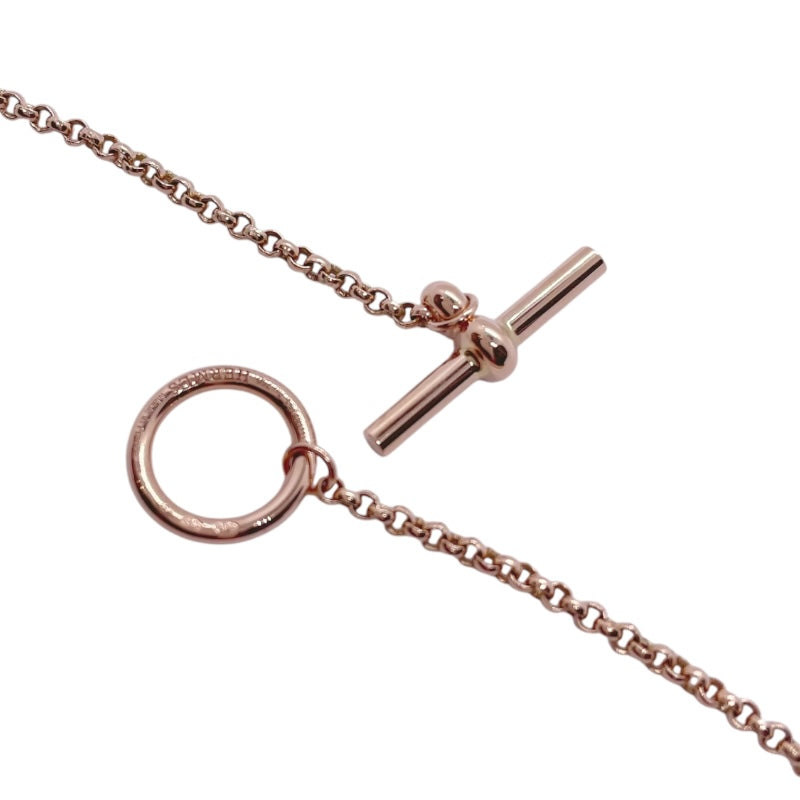 エルメス HERMES クルードフォルジュSTネックレス K18ピンク