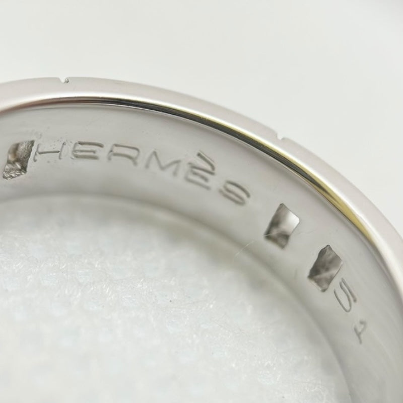 エルメス HERMES HERMES ヘラクレスリング　750WG #51 K18ホワイトゴールド ジュエリー