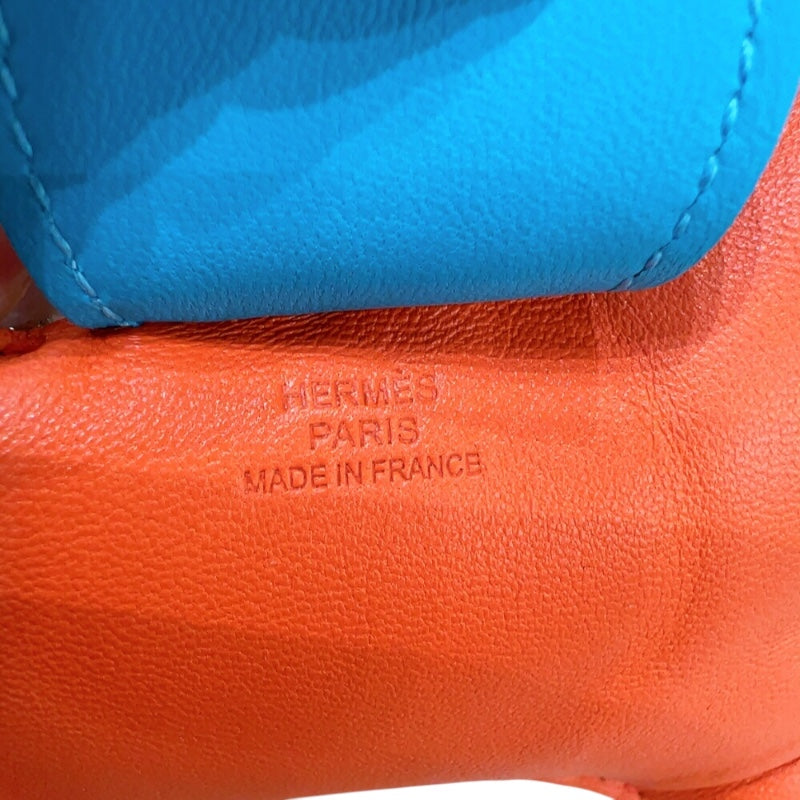 エルメス HERMES ロデオGM オレンジポピー/ローズアザレ/セレスト スイフト ユニセックス チャーム